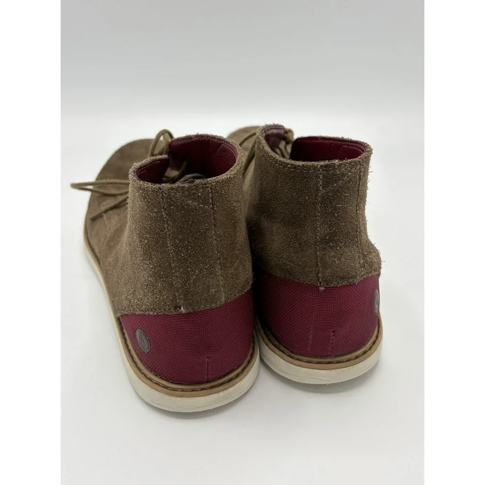 Volcom Suede Chukka Boots Shoes Mens Size 12 Brown Skate Skater‎ Punk